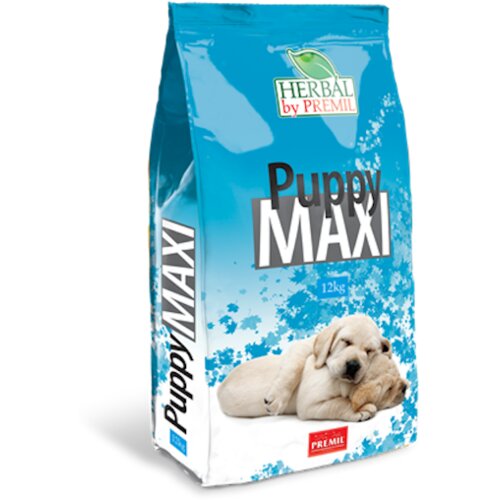 Premil Suva hrana sa ukusom ćuretine, pačetine i tune za &amp;scaron;tenad velikih rasa Herbal , 12kg Slike