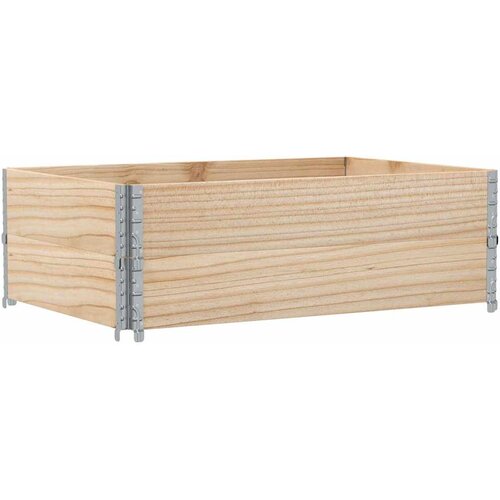  Okviri za palete 2 kom 120 x 80 cm od masivne borovine Slike