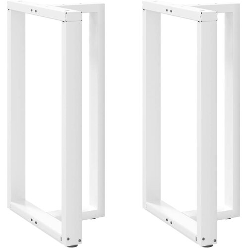  Noge za barski stol T-oblika 2 kom Bijele 60x35x(100-101) cm Čelik Cene
