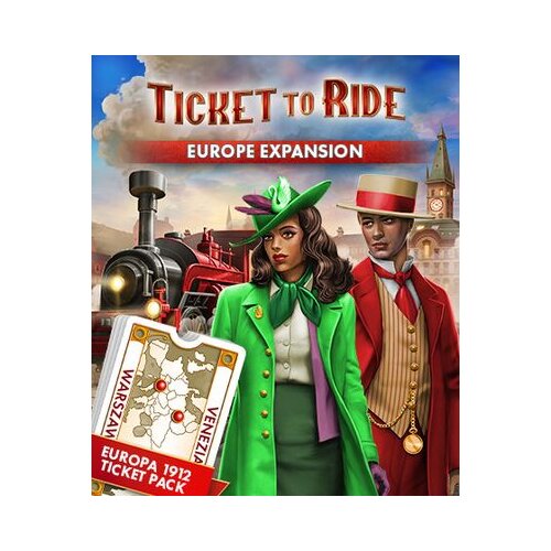 Steam ticket to ride&reg;: europe expansion (dlc) key (pc) global Cene