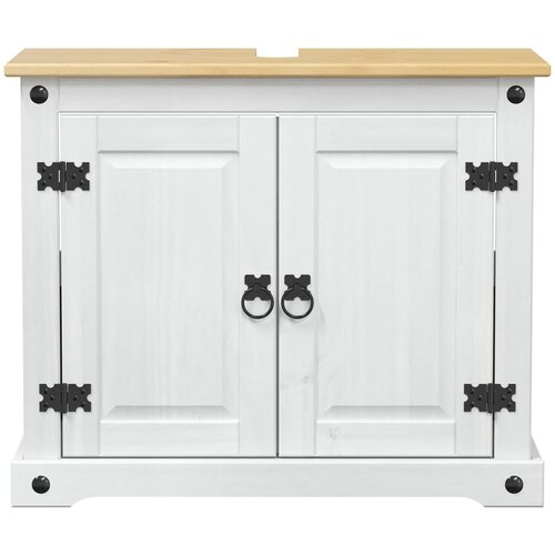  Kupaonski ormarić za umivaonik Corona 73x33x60 cm od borovine Slike