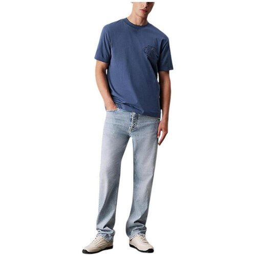 Calvin Klein Jeans CK APPLIQUE TEE J30J327494 Plava Slike