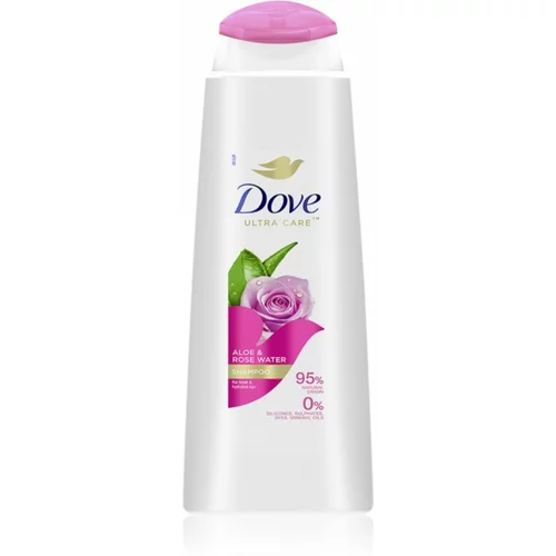 Dove Aloe & Rose Water šampon za hidracijo in sijaj 400 ml