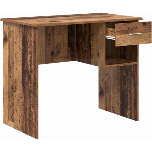 Stol s ladicama Staro drvo 90 x 49 x 75 cm Konstruirano drvo Slike
