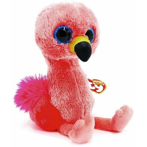 Ty Kid Igracka Beanie Boos Gilda - Pink Flamingo Mr36848 Slike
