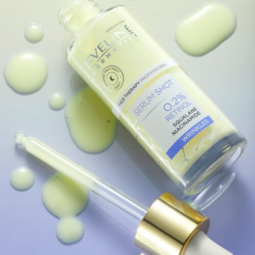 Eveline Serum Shot 0,2% Retinol nočni serum proti gubam 30 ml Slike