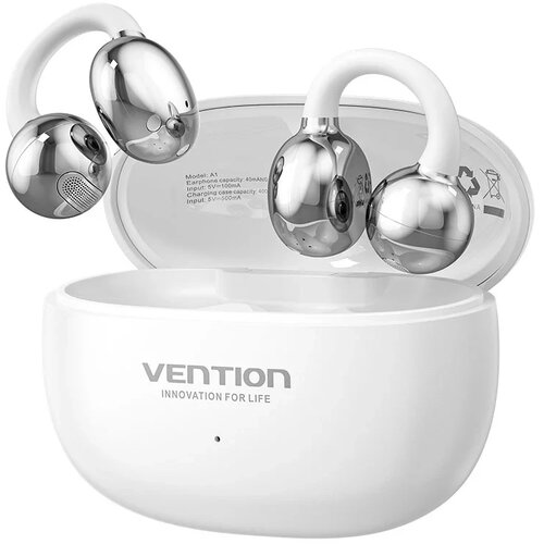 Vention Bežične Bluetooth slu&scaron;alice Echo Clip A1 bijele Cijene