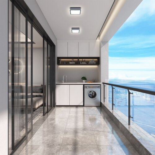  Brilagi - LED spolja&amp;scaron;nje svetlo sa senzorom BENE LED/18W/230V 22x22 cm IP54 Slike