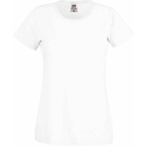 Fruit Of The Loom White Women's T-shirt Lady fit Original Cene