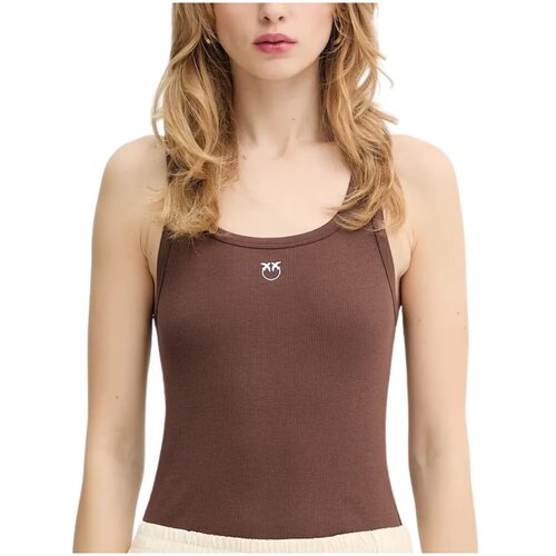 Pinko Majice brez rokavov 100807A338 Kostanjeva Slike