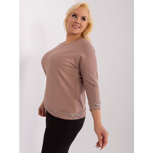 RELEVANCE Blouse-RV-BZ-9135.47-dark beige Cene