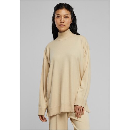 Urban Classics women&amp;#039;s knitted sweater made of eco-viscose with wet sand Slike
