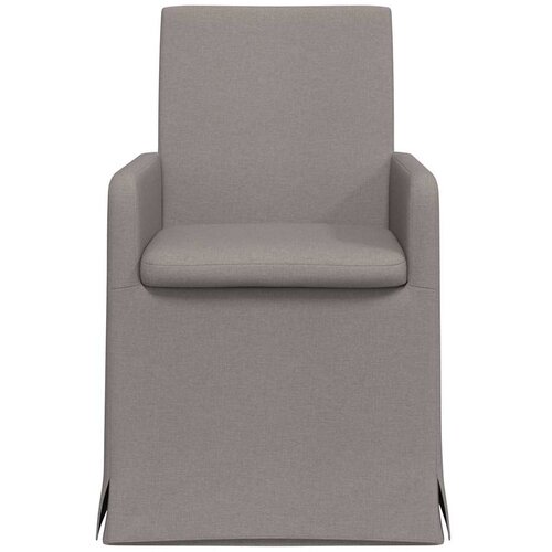  Trpezarijske stolice 2 pcs Sivo-smeđa 57 x 67 x 95 cm tkanina Slike