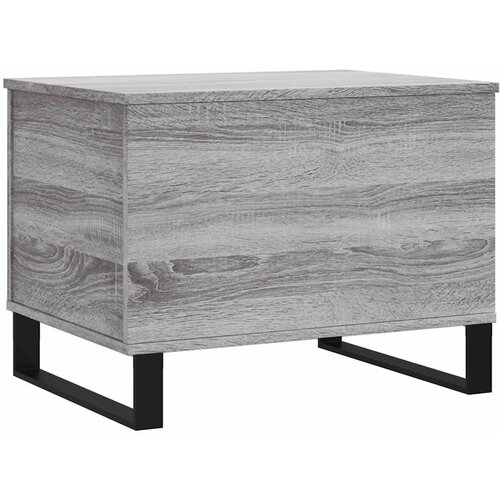  Stolić za kavu boja hrasta 60 x 44,5 x 45 cm konstruirano drvo Siva Slike