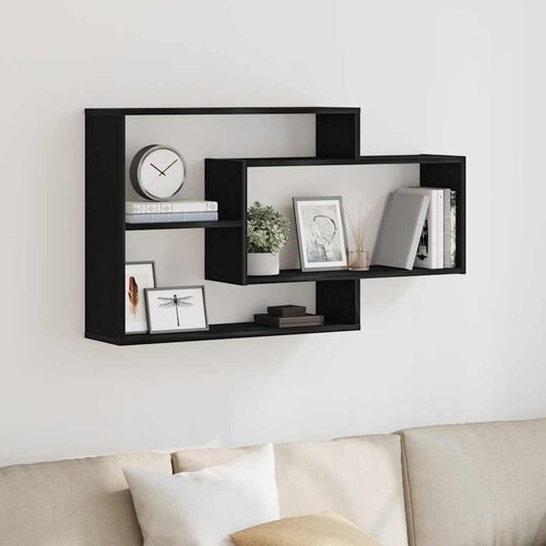  Zidna polica crni hrast 104x20x58,5 cm inženjerski drvo Cijene