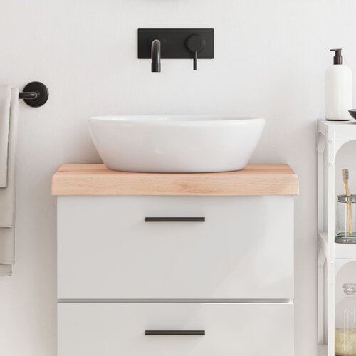 vidaXL Kopalniški pult 60x30x(2-6) cm neobdelan trden les Cene