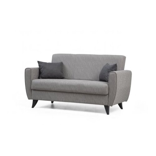  Dvosjed s razvlačenjem naslona 153x86x77cm Svijetlo siva Slike