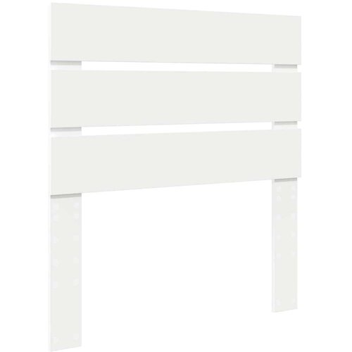  Okvir za krevet Bijelo 75 x 190 cm Čvrsto borovo drvo Slike