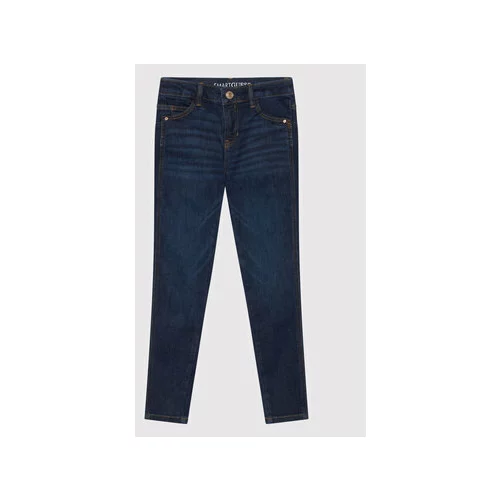 Guess Jeans hlače J2RA11 D4GV0 Mornarsko modra Skinny Fit