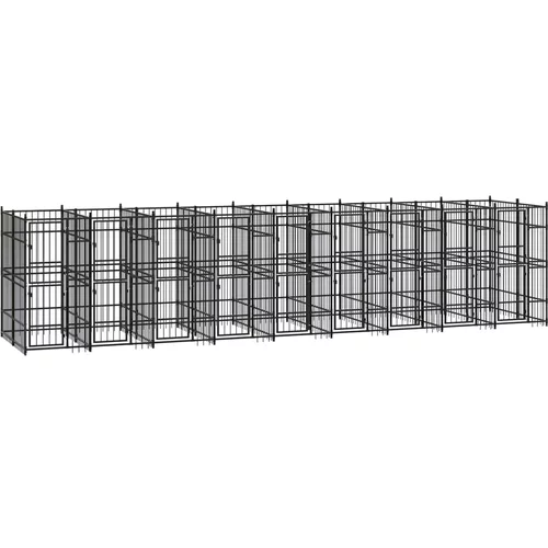  vanjski kavez za pse čelični 16,59 m²