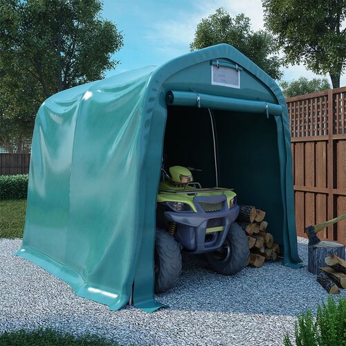 vidaXL Garažni šotor PVC 2,4x2,4 m zelen Cene