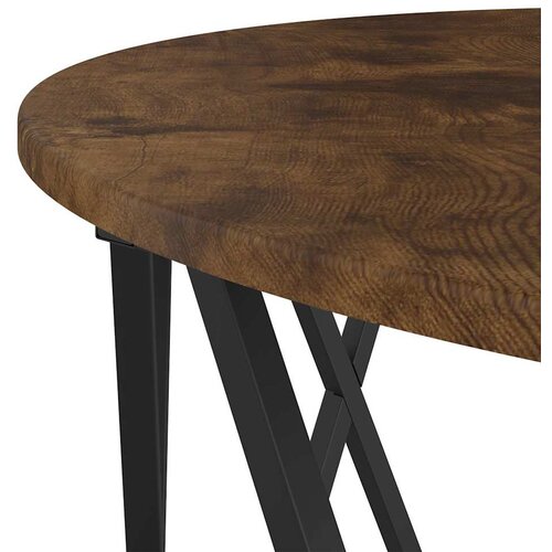  Kava Stol Dimljeni hrast 80 x 80 x 42 cm Slike