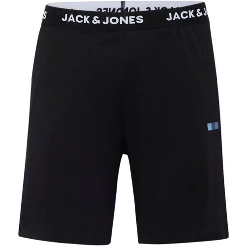 Jack & Jones Pidžama hlače 'FRED' mornarsko plava / svijetloplava / crna / bijela