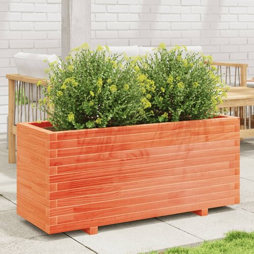 VidaXL Vrtna sadilica vo&amp;scaron;tano smeđe boje 110x40x49,5 cm od borovine Slike