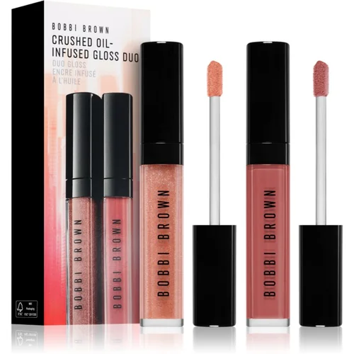 Bobbi Brown Crushed Oil-Infused Gloss Duo poklon set za usne 2 kom