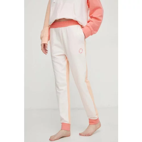 Dkny Homewear hlače boja: ružičasta, s uzorkom