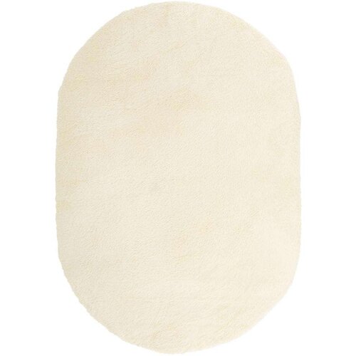  Čupavi tepih s visokim vlaknima krem 300x200 cm poliester Slike