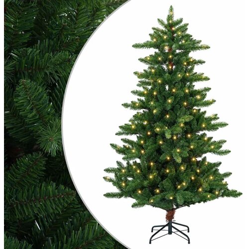  Umjetno božićno drvce 240 cm 300 LED lampica Topla bijela - 240 cm s LED svjetlima Slike