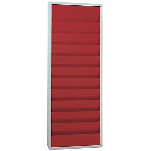 EICHNER načrtovalna tabla, z 10 vodili, dve vrsti, vx&amp;scaron;xg 1280 x 554 x 74 mm, rdeča Slike
