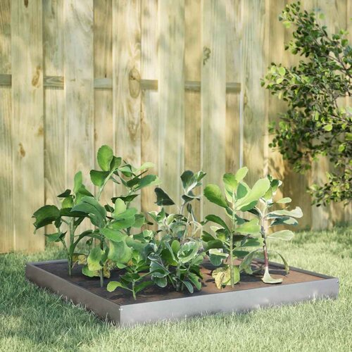  Povišena vrtna gredica 100 x 100 x 18,5 cm pocinčani čelik Cene