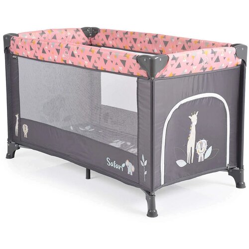 Cangaroo prenosivi krevetac safari pink/grey Cene