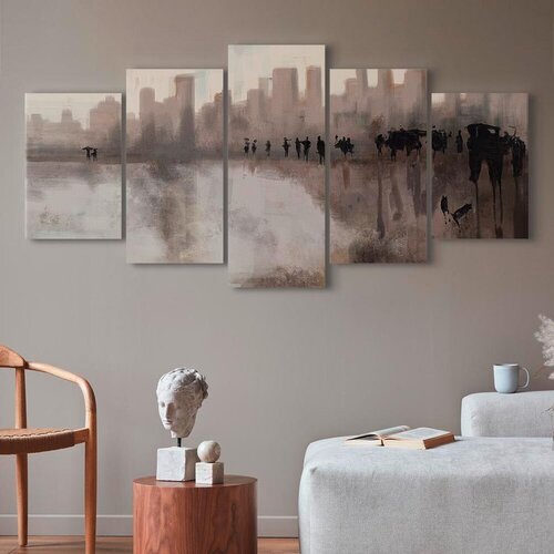 Artgeist Slika Na Platnu City In The Rain Slike
