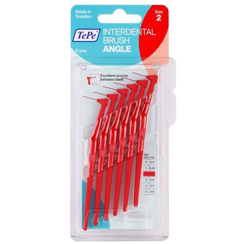 TEPE SWEDEN Angle Size 3 medzobne ščetke 6 ks 0,5 mm 6 kos Cene