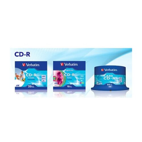  CD-R,VERBATIM, 700 MB,52X,spindle 10 kom EXTRA PRO. Cijene