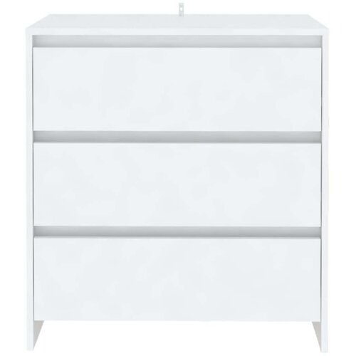 VidaXL Komoda bijela 70 x 41 x 75 cm od iverice Slike