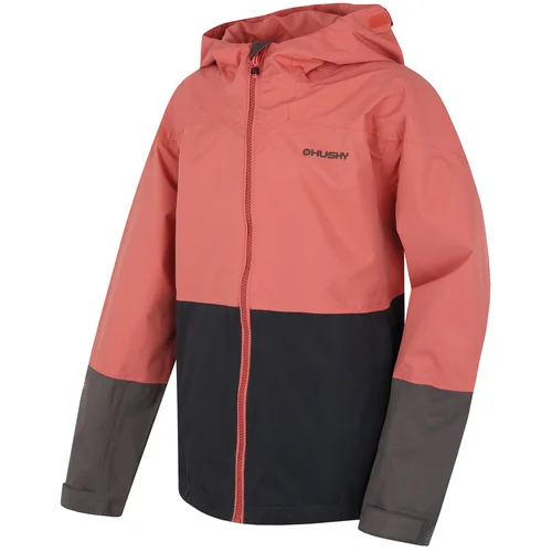 Husky Kids hardshell jacket Nicker K pink/dark. gray