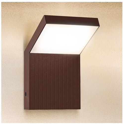 Brilagi LED spolja&amp;scaron;nje zidno svetlo RIANO LED/8W/230V braon IP65 Slike