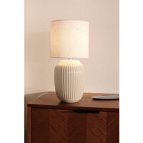 Jotex Bež stolna lampa keramička (visina 41,5 cm) Karlsson &amp;ndash; Slike