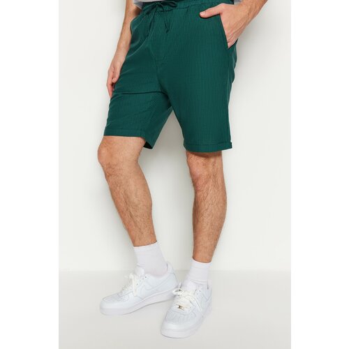 Trendyol Shorts - Green - Normal Waist Cene