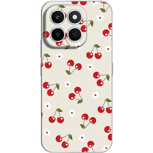  Maska za Honor X6c Cherry and Flowers Silikonska Print Slike