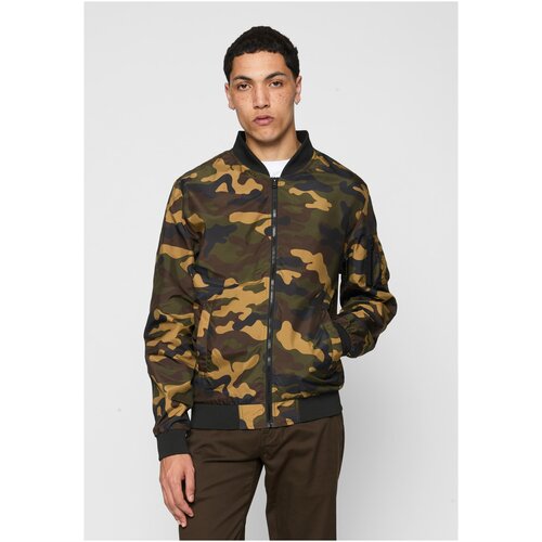 Urban Classics Light Camo Bomber Jacket woodcamo Cene