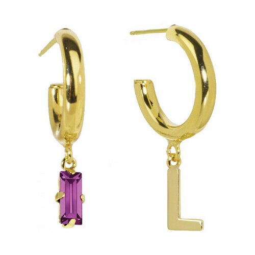  Ženske victoria cruz abece fuchsia gold mindjuŠe sa swarovski roze kristalom ( a3773-ldt ) Cene