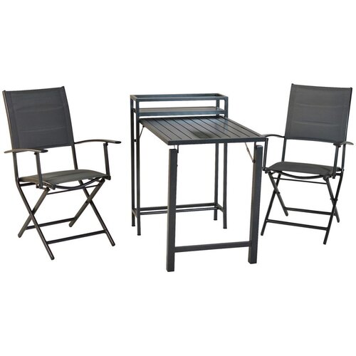 Gardenson Vrtni Set Florenz, 3-Delni, Zložljiva Miza Cene