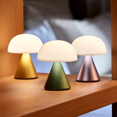 Lexon mina mini led stona lampa light blue Cene