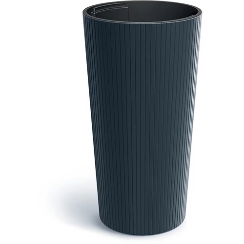 Prosperplast Saksija Lamia Slim S300, Crna Slike