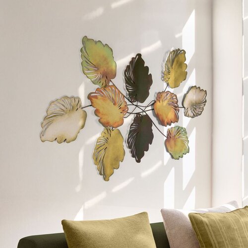 WALLXPERT Casado-5 Multicolor Decorative Metal Wall Accessory Cene